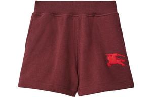 Burberry Детские шорты FW23, темно-красные