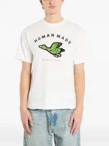 Футболка с графичным принтом Human Made, белый