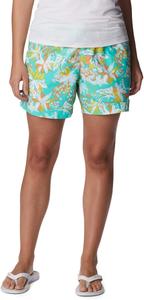 Columbia Women's Bahama II Long Sleeve, Electric Turquoise Festive Fishin'