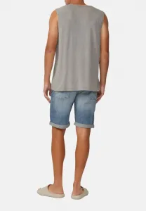 Gewaschenes top Qs, Taubengrau