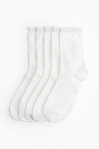 Упаковка из 5 носков H&M, белый
