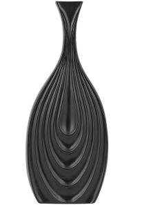 Декоративная ваза Beliani THAPSUS, 16x39x4 см, черный