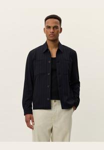 Куртка Les Deux MARSEILLE PINSTRIPE HYBRID JACKET, Dark Navy/Dark Blue