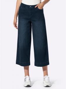 Джинсы 7/8 темно-синего цвета Heine