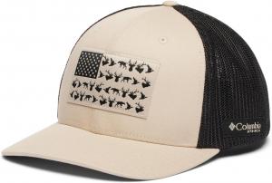 Бейсболка Columbia Unisex-Adult PHG Game Flag Mesh с низкой тульей, Fossil