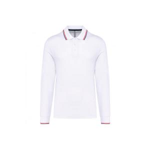 рубашка-поло вязки пике Kariban с длинными рукавами