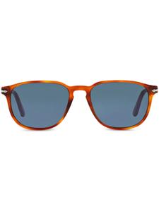 Persol солнечные очки в квадратной оправе, коричневый
