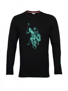 Рубашка с длинным рукавом U.S. Polo Assn., черный