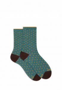 Носки Gallo FANTASIA POIS EFFETTO SCINTILLANTE, Mottled Green