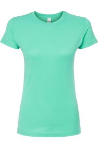 Tultex женская облегающая футболка из тонкого джерси, цвет mint