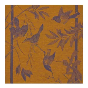 Льняная салфетка Voliere Le Jacquard Française, ноктюрн