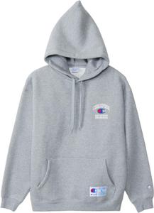 Мужская толстовка Champion Action Style C3-A130 с длинными рукавами, вышивкой и нашивками из синели, с капюшоном