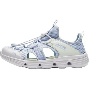 Antakids Легкие, дышащие, быстросохнущие, антиударные детские сандалии с низким верхом, с амортизацией, сине-зеленые