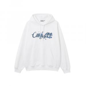 Carhartt Wip Мужская белая толстовка с капюшоном, размер средний/стандартный