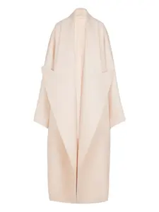 Шерстяное пальто Balmain, бежевый