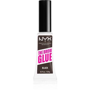 NYX Professional Makeup The Brow Glue гель для бровей оттенок 05 Черный 5 г