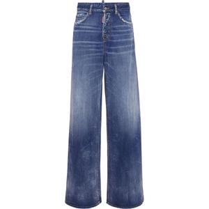 DSQUARED 2 Dsquared2 потертые джинсы с широкими штанинами