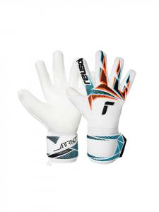 Reusch Вратарские перчатки Attrakt Advance в цвете 1080 бело-голубой