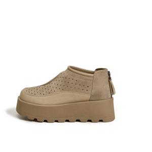 Milan love song Женские низкие повседневные туфли с амортизацией, противоскользящей и износостойкой подошвой абрикос, цвет Apricot