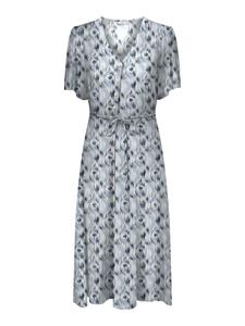 Миди платье ONLY HALIA, marine blue/Smoke blue