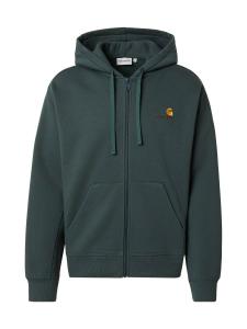 Carhartt WIP Толстовка с молнией в темно-зеленом цвете
