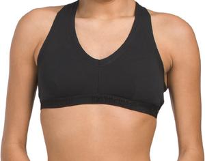 Женский бюстгальтер-бралетт Calvin Klein с легкой подкладкой и монохромным логотипом с треугольными чашечками, Black(Qp2242-001)/Black