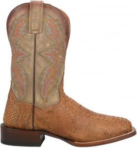 Мужские экзотические сапоги Dan Post Dry Gulch Python с широким квадратным носком - Dp3996