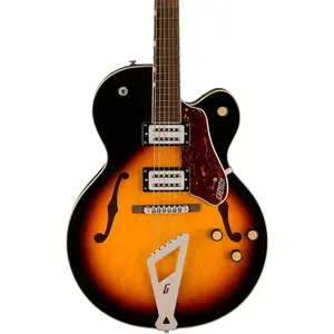 Электрогитара Gretsch Guitars G2420 Streamliner Hollowbody с хромированной дека II, эффект состаренного Brooklyn Burst
