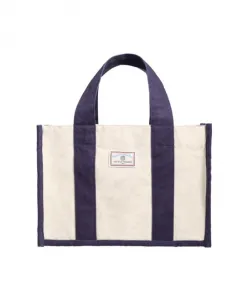 Сумка-Шоппер Alicia темно-синего цвета Ines De La Fressange Paris, бежевый