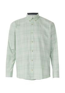 s.Oliver Рубашка на пуговицах светлого зеленого цвета Regular fit
