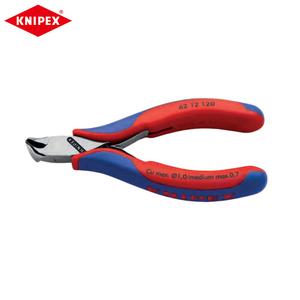 KNIPEX Электронные кусачки, 200 мм, кусачки со скошенной поверхностью, кусачки с мягкой линией, средней жесткости, зажимные кусачки 62 12 120