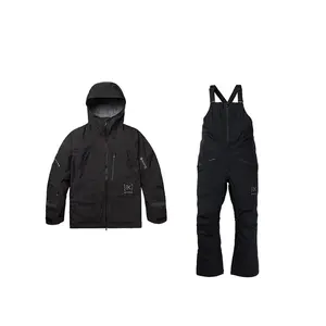 BURTON Горнолыжный костюм AK комплект мужской Black Top+Black Bottom