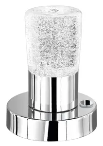 TRIO Leuchten Светодиодная настольная лампа, 1 лампочка, источник света Светодиодный модуль | Светодиод прочно интегрирован Высота: 15 см, цвет silberfarben