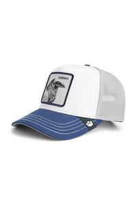 Трехцветная кепка «Ворон» Goorin Bros, белый