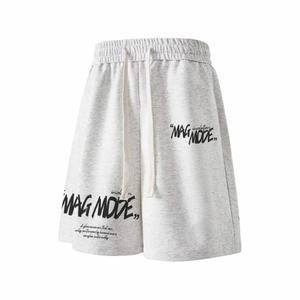 Повседневные шорты унисекс Magmode, белый вересково-серый с красным