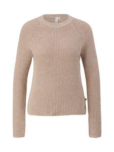 Вязаный свитер в цвете 82W0_песочный QS