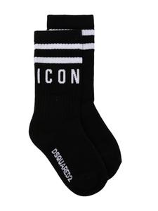 Dsquared2 Kids носки Icon, черный