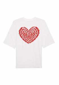 Футболка Mira Paris CORAZON UNISEX DROPPED SHOULDER 25, White