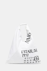 Сумка из хлопка Классическая японская сумка Mm6 Maison Margiela, белый