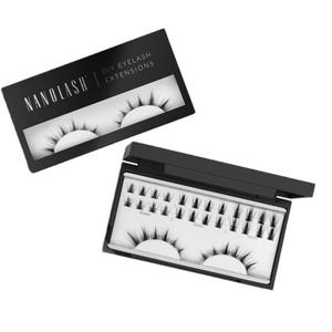 Nanolash, Накладные ресницы в пучках для самостоятельного наращивания в домашних условиях FLIRTY, 36 пучков ресниц