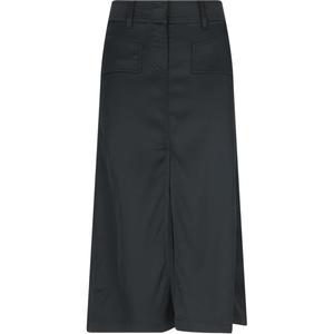 Юбка миди с разрезом DIESEL, черный