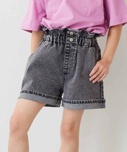 Джинсовые шорты с высокой талией и оборками Raku, джинсовые брюки, укороченные брюки, весна/лето 2015.