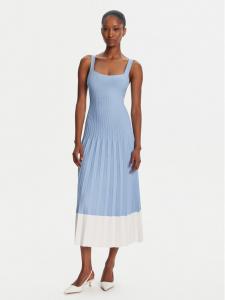 Трикотажное платье обычного кроя Ellison R25R2199VN Staud, голубой