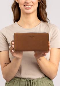 Кошелек Gusti Leder PATRICIA, Ocker/Brown