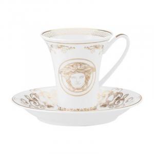 Rosenthal Versace Medusa Gala Чашка для эспрессо/мокко, 2 предмета 0,09 л Rosenthal meets Versace, белое золото