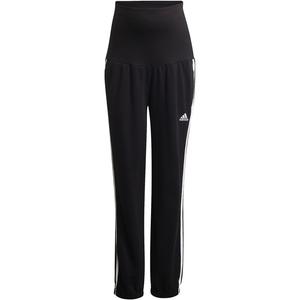 Хлопковые брюки Essentials с тремя полосками – одежда для беременных Adidas, черный