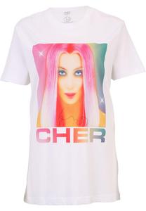 Футболка Merchcode Shirt Cher Prisma, белый