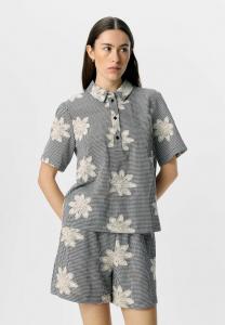 Блуза Object BESTICKTE, Black