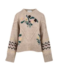 Стильный пуловер Coquille Beatrice .B, коричневый