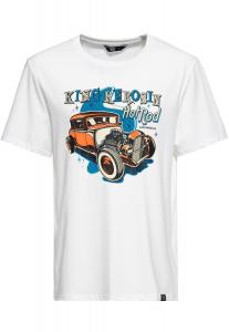 Футболка King Kerosin Hot Rod, белый